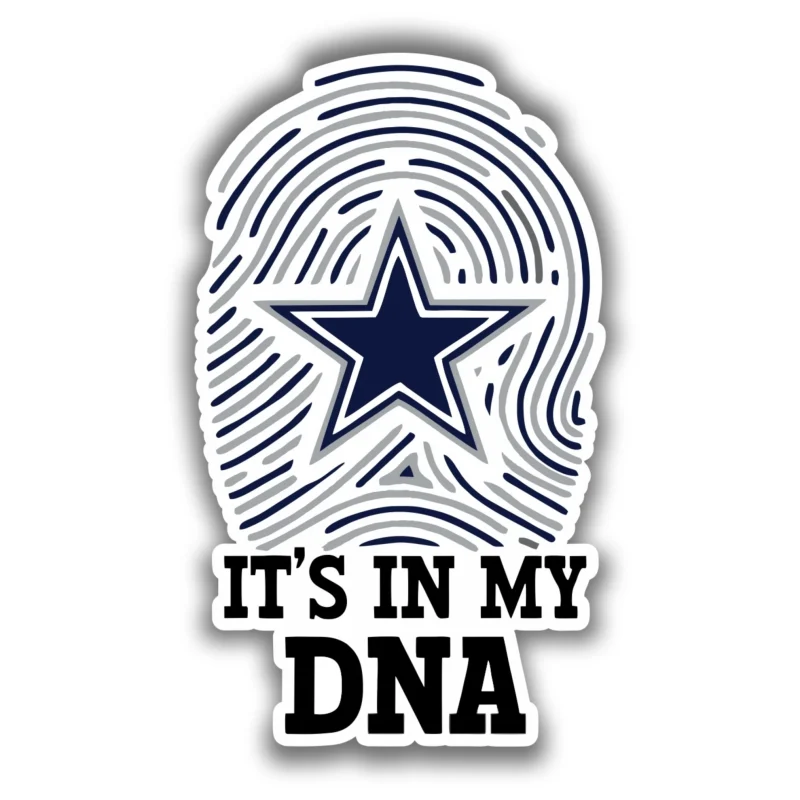 Dallas Cowboys - DNA - Iron On DTF Transfer - Custom Size