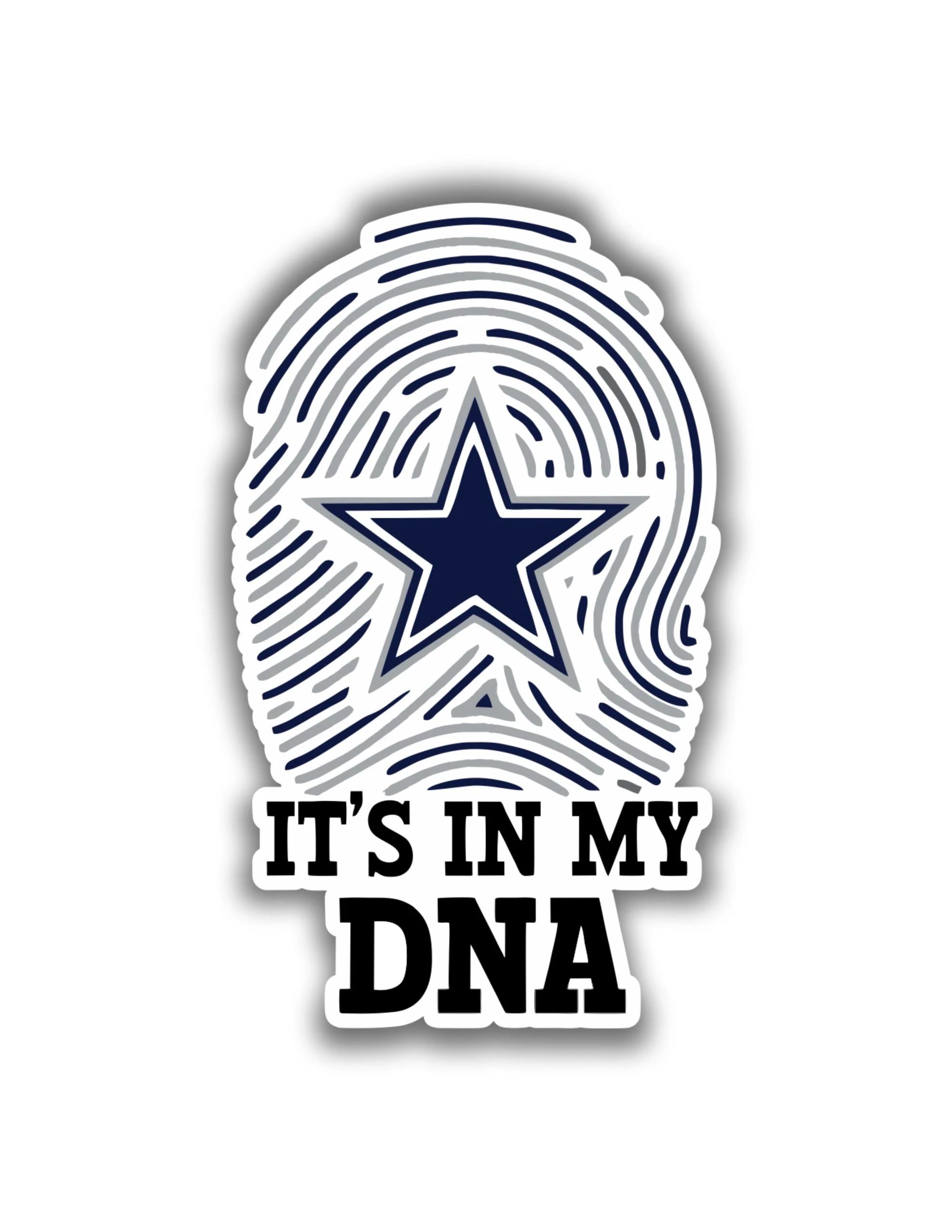 Dallas Cowboys - DNA - Iron On DTF Transfer - Custom Size