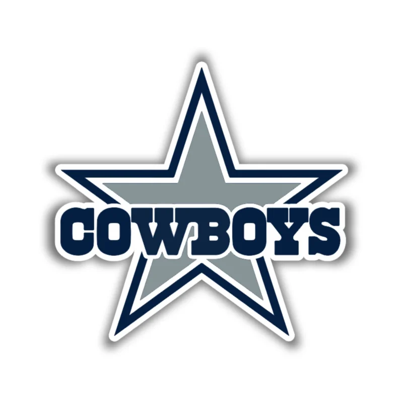 Dallas Cowboys - Iron On DTF Transfer - Custom Size