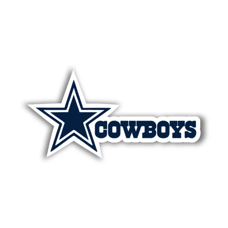 Dallas Cowboys - Iron On DTF Transfer - Custom Size