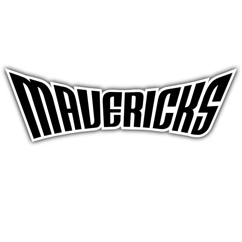Dallas Mavericks Full Color Vinyl Sticker - Custom Size