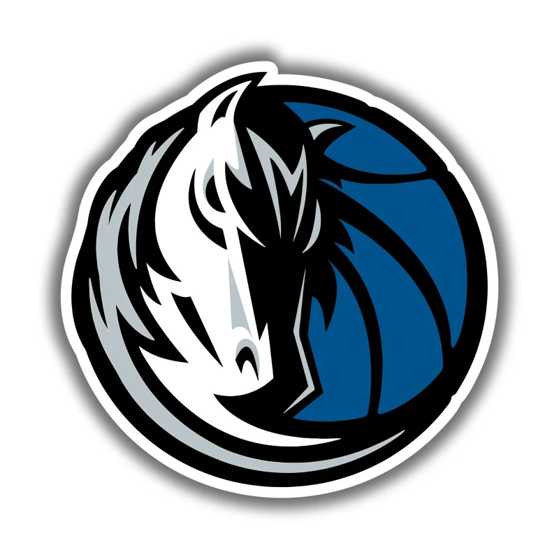 Dallas Mavericks - Half Horse Half Basketball - Iron On DTF Transfer - Custom Size