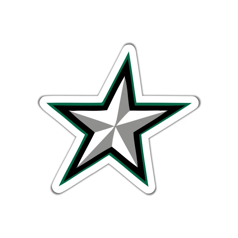 Dallas Stars - Star - Iron On DTF Transfer - Custom Size