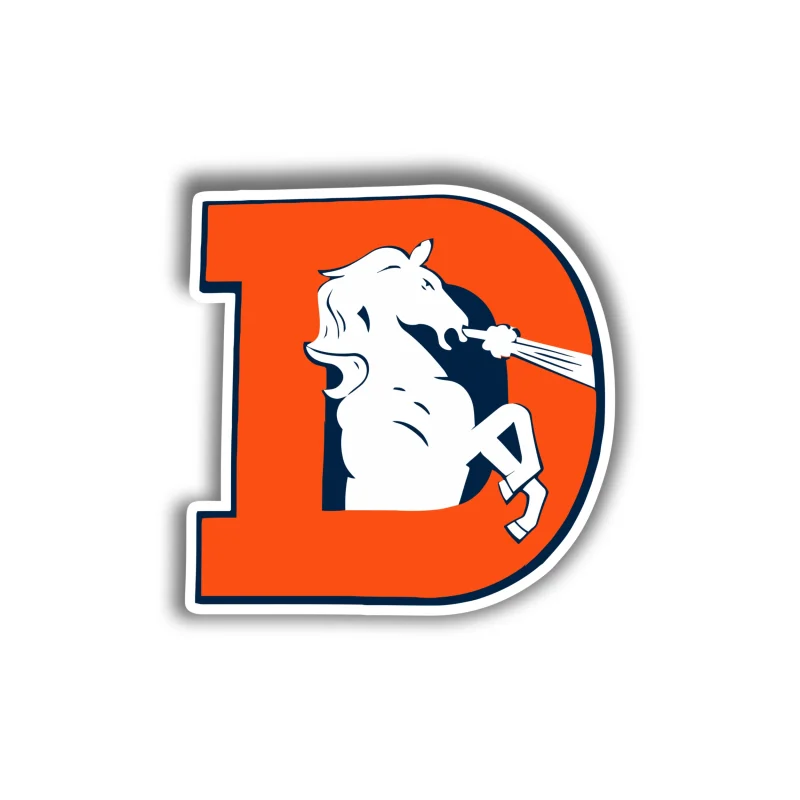Denver Broncos - D - Iron On DTF Transfer - Custom Size