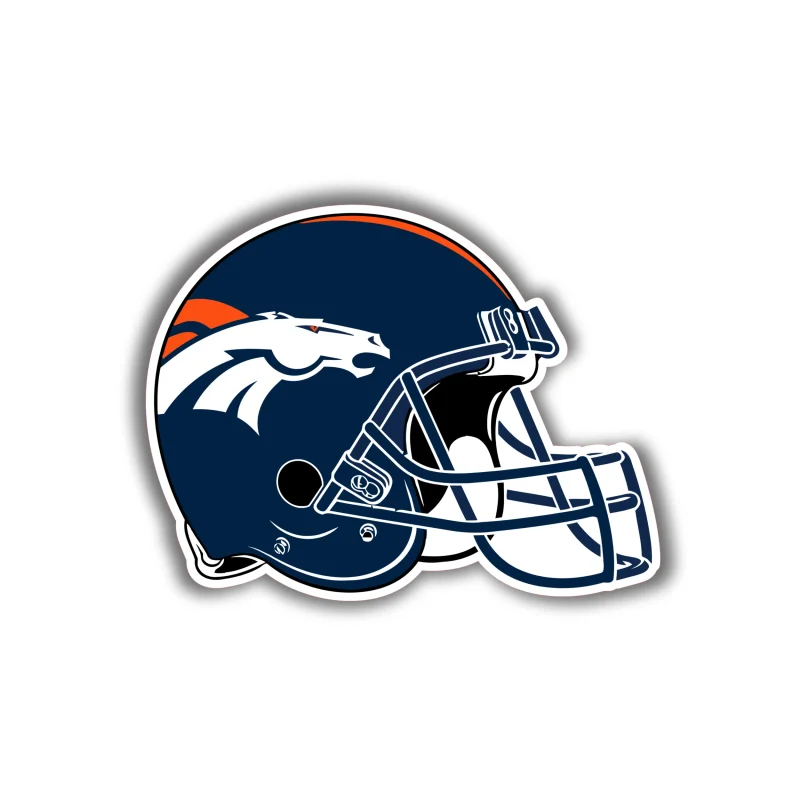 Denver Broncos - Helmet - Iron On DTF Transfer - Custom Size