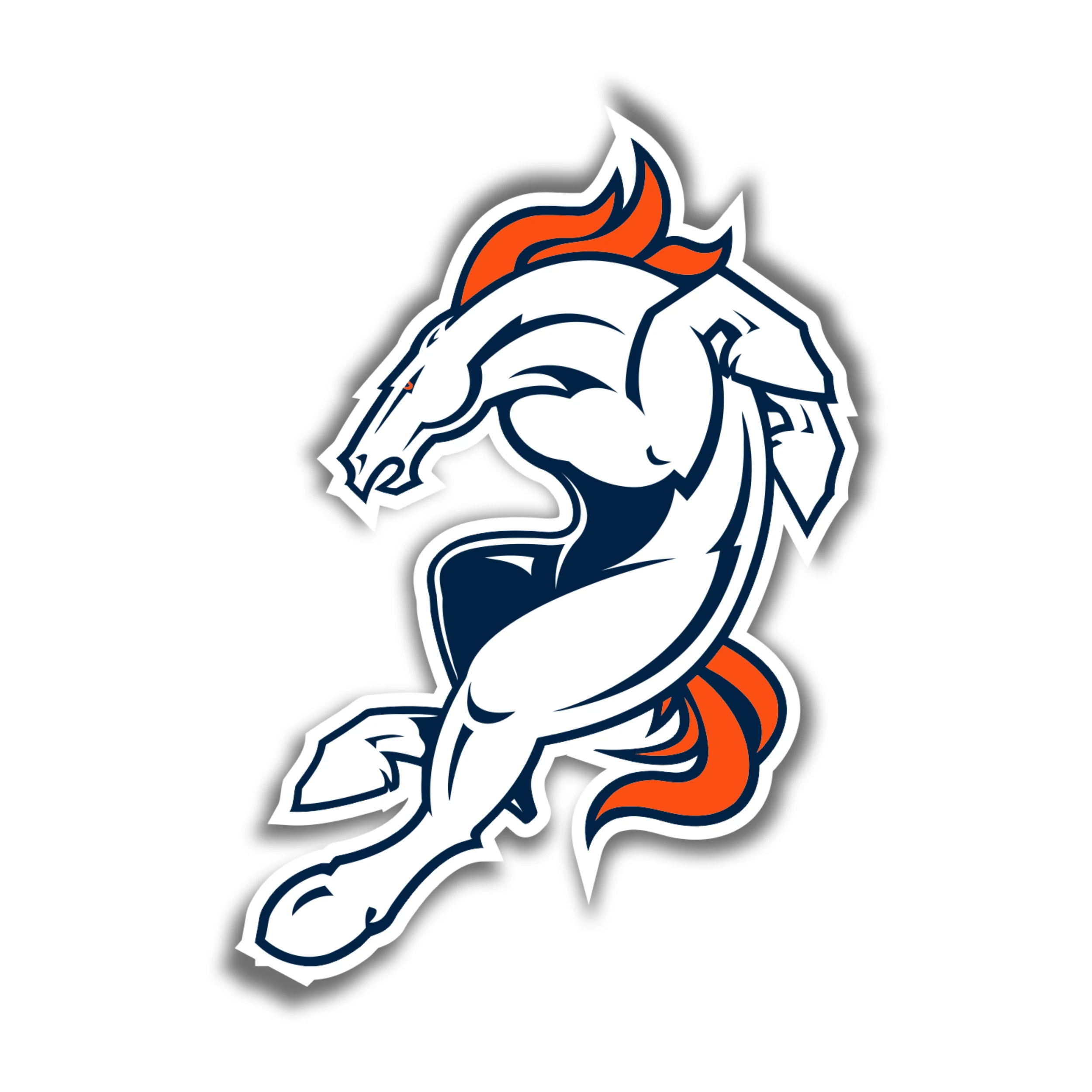 Denver Broncos - Horse - Iron On DTF Transfer - Custom Size