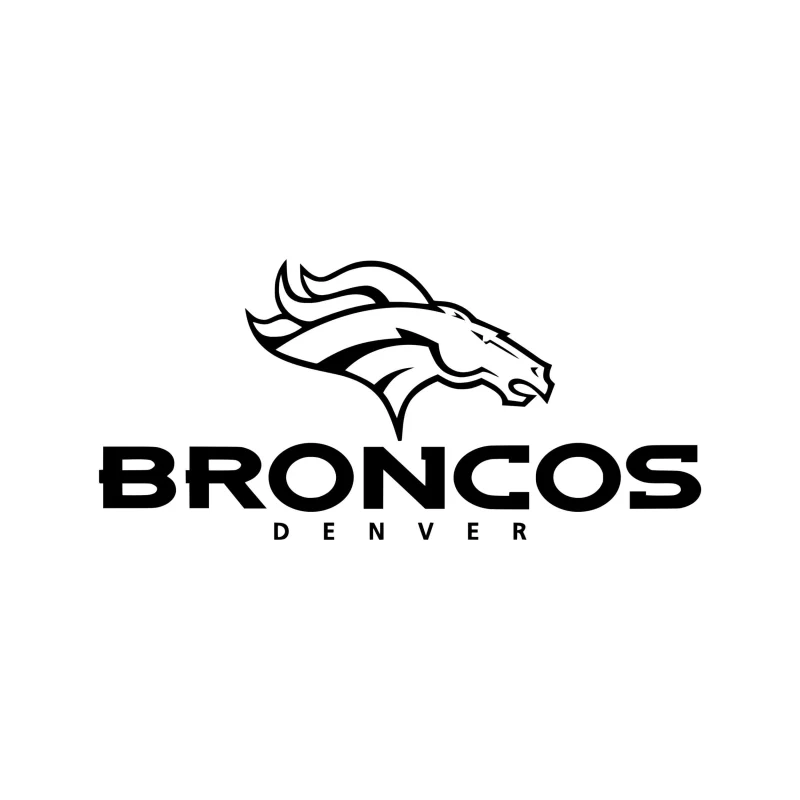 Denver Broncos - Vinyl Decal - Custom Size