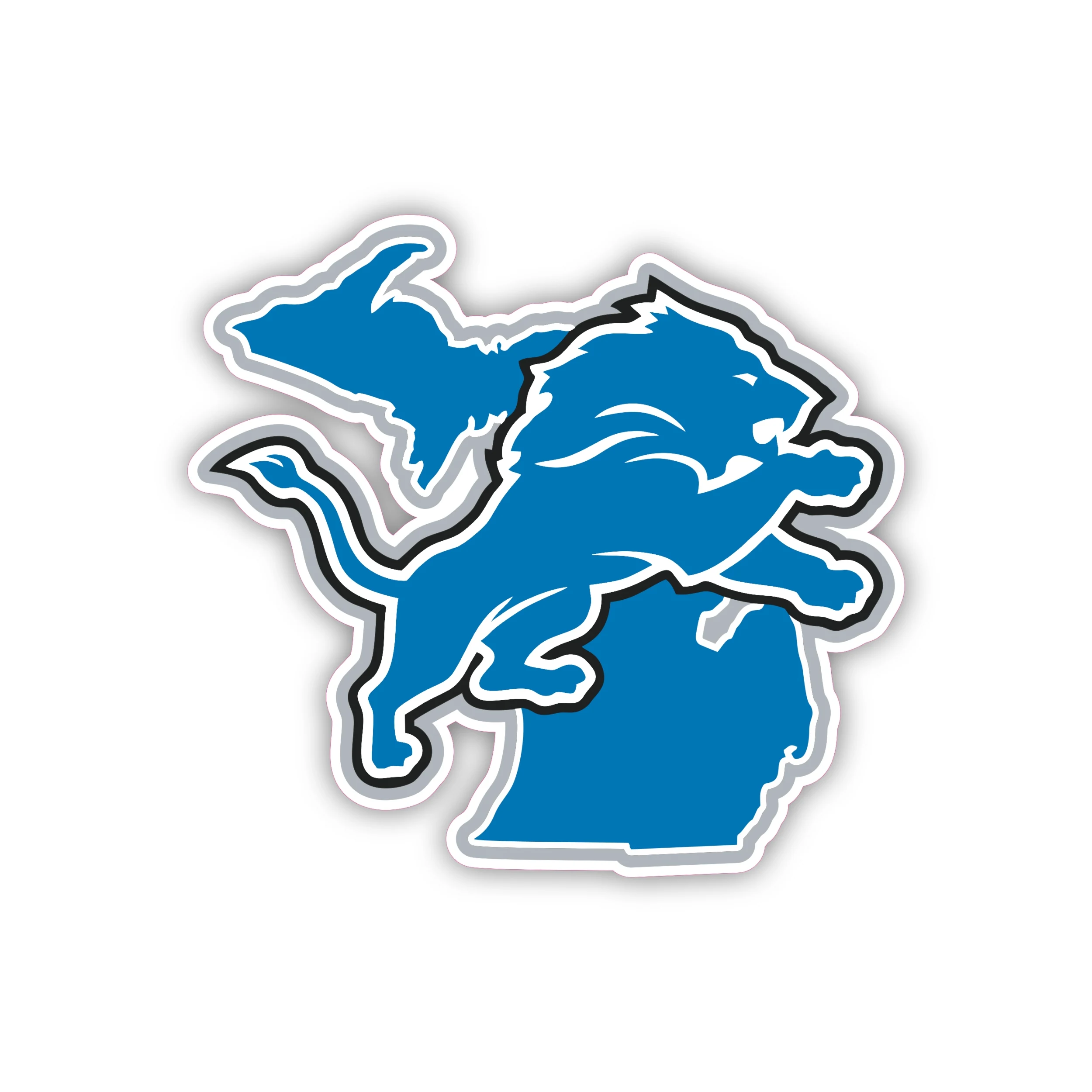 Detroit Lions - Blue State - Temporary Tattoo