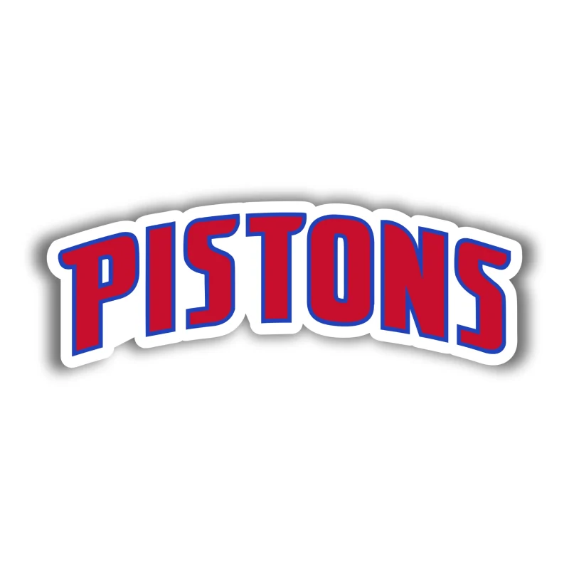 Detroit Pistons - Pistons - Iron On DTF Transfer - Custom Size