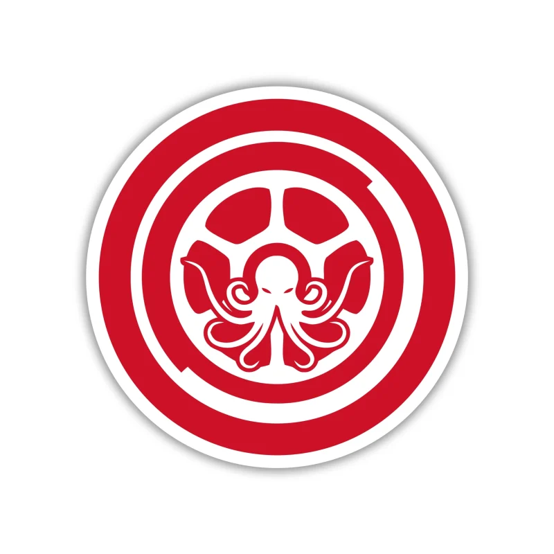 Detroit Red Wings - Circle - Iron On DTF Transfer - Custom Size