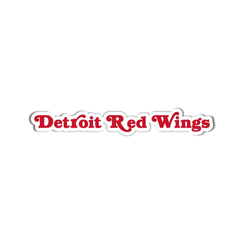 Detroit Red Wings - Name - Iron On DTF Transfer - Custom Size
