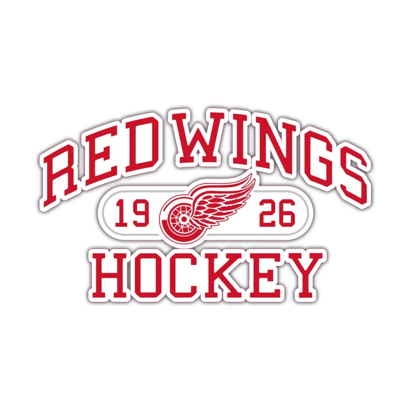 Detroit Red Wings - Red Wings Hockey - Iron On DTF Transfer - Custom Size