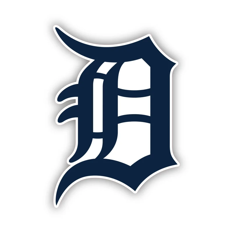 Detroit Tigers - Blue D - Iron On DTF Transfer - Custom Size