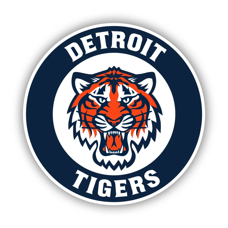 Detroit Tigers - Tiger Circle - Temporary Tattoo
