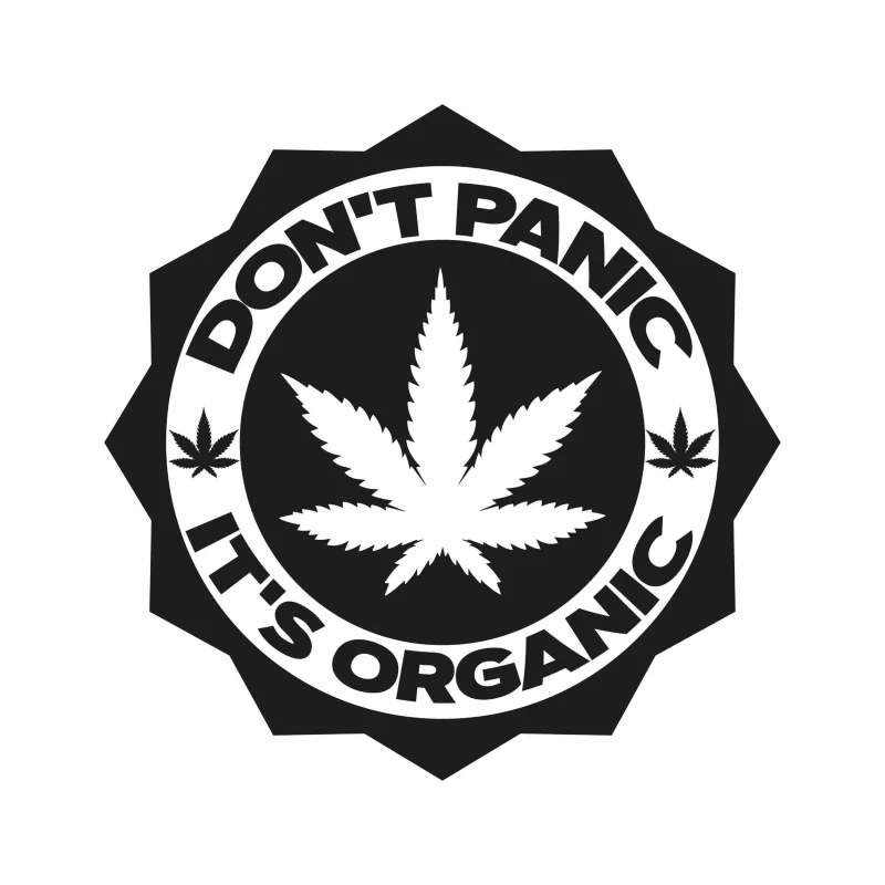 Don't Panic It's Organic - Iron On DTF Transfer - Custom Size