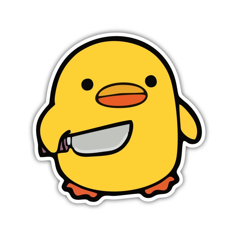 Duck - Iron On DTF Transfer - Custom Size