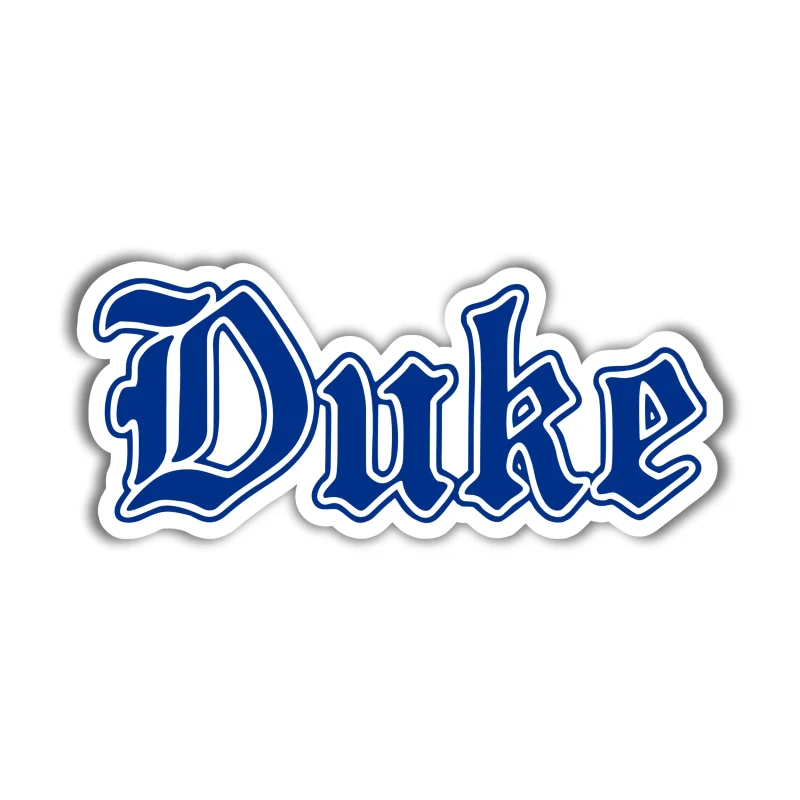 Duke Blue Devils - Duke - Iron On DTF Transfer - Custom Size