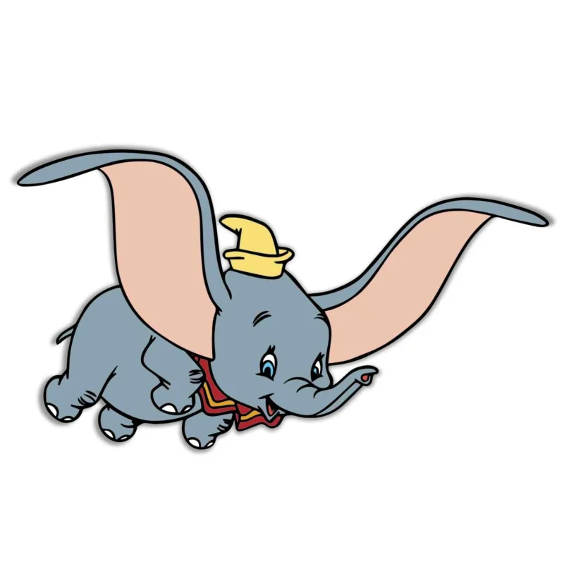 Dumbo Full Color Vinyl Sticker - Custom Size