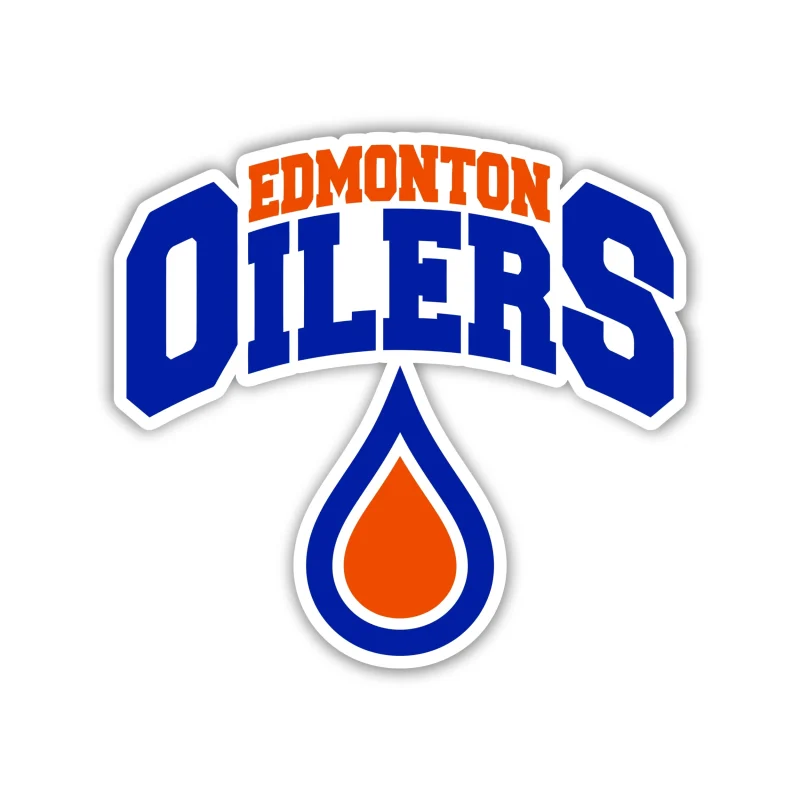 Edmonton Oilers - Name - Iron On DTF Transfer - Custom Size