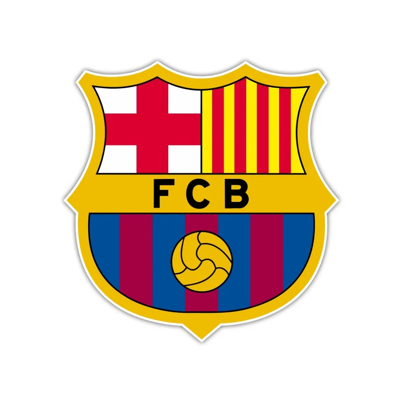 FC Barcelona - Logo - Iron On DTF Transfer - Custom Size