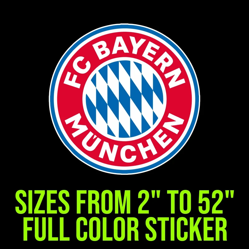 FC Bayern Munich Full Color Vinyl Decal