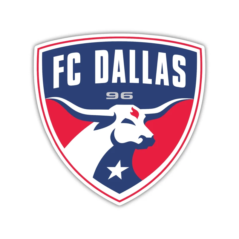 FC Dallas - Logo - Iron On DTF Transfer - Custom Size