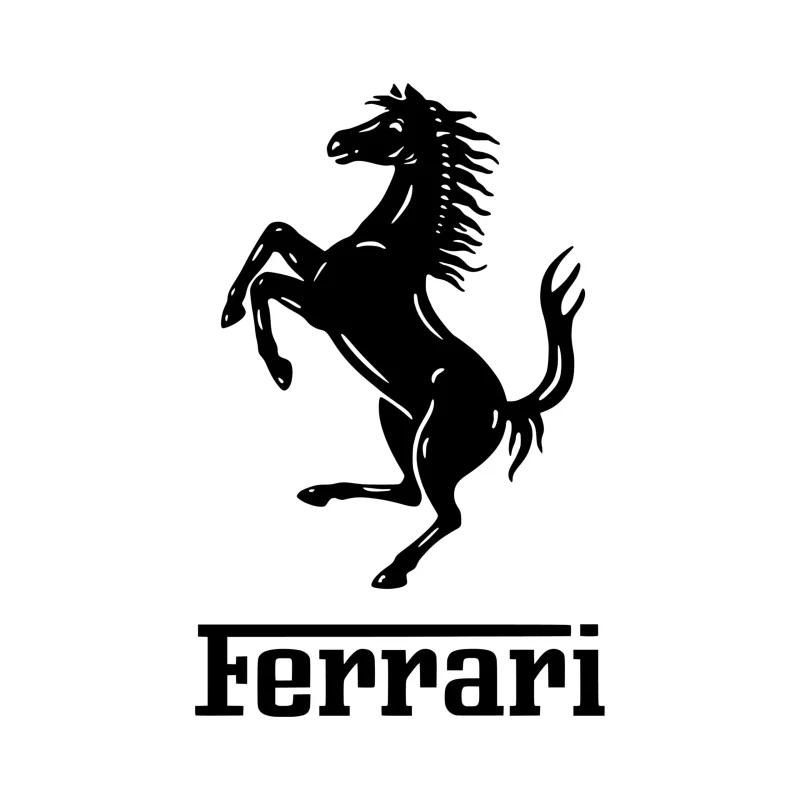Ferrari Vinyl Decal - Custom Size
