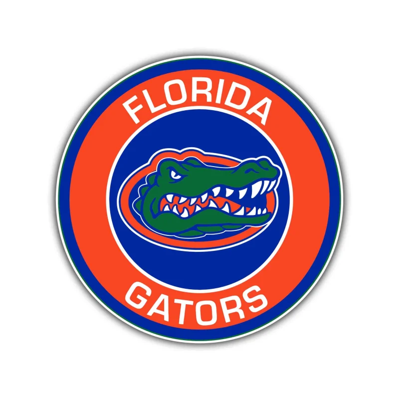 Florida Gators Full Color Vinyl Decal - Custom Size