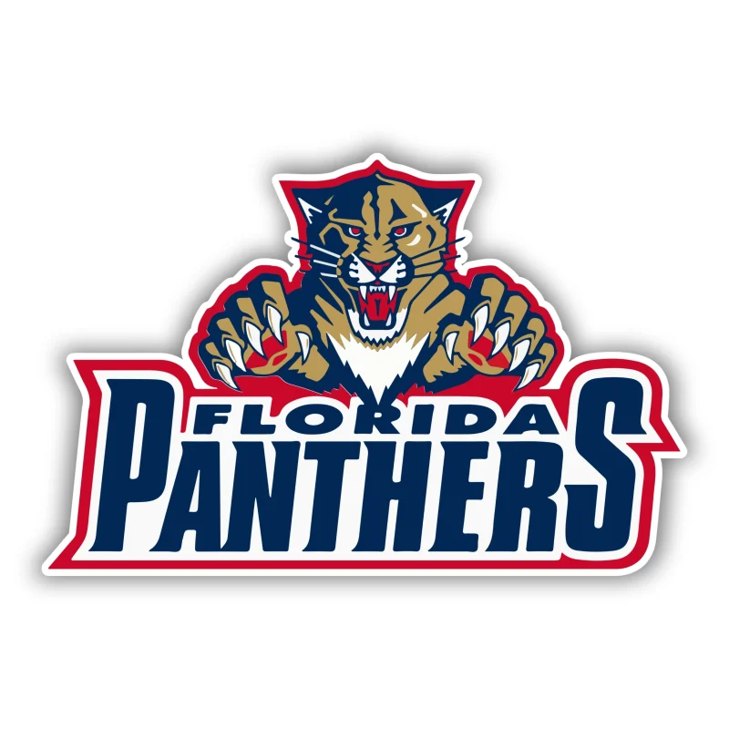 Florida Panthers - Panther With Name - Iron On DTF Transfer - Custom Size