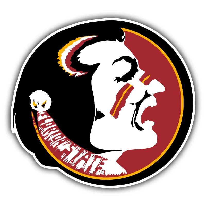 Florida State Seminoles Full Color Vinyl Decal - Custom Size