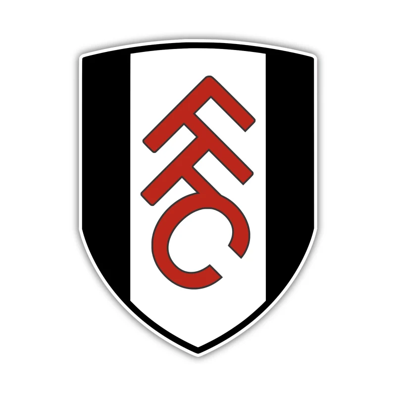 Fulham FC - Logo - Iron On DTF Transfer - Custom Size