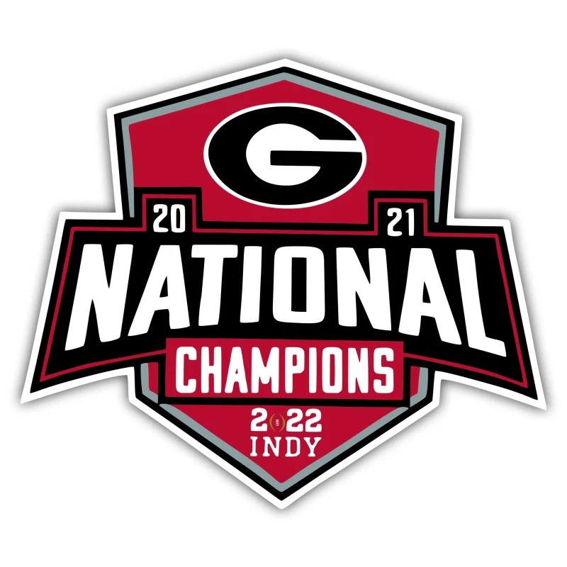 Georgia Bulldogs - 2021 National Champs 2022 Indy - Iron On DTF Transfer - Custom Size