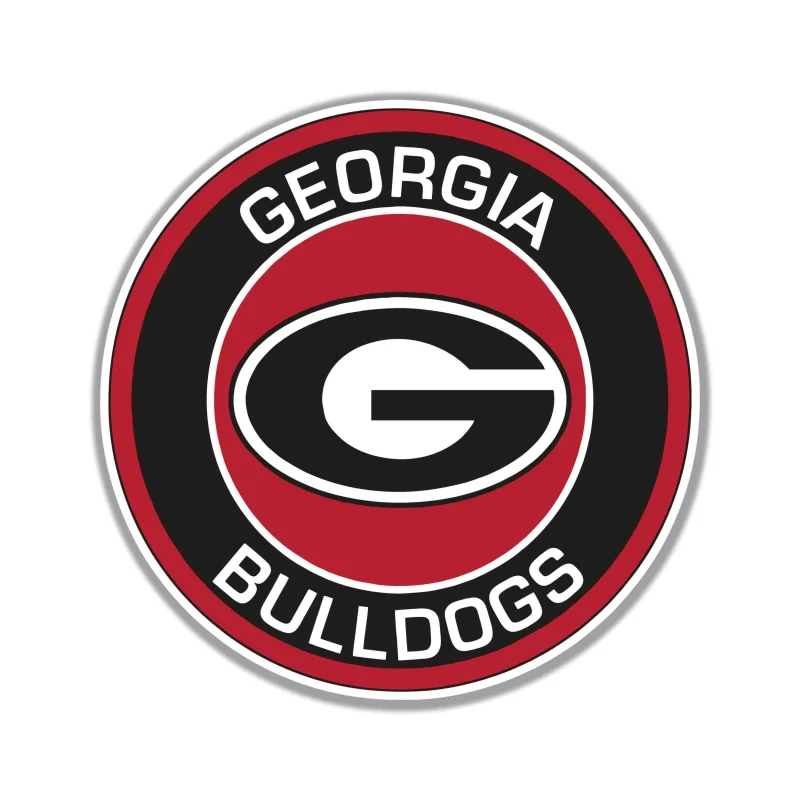 Georgia Bulldogs Full Color Vinyl Decal - Custom Size