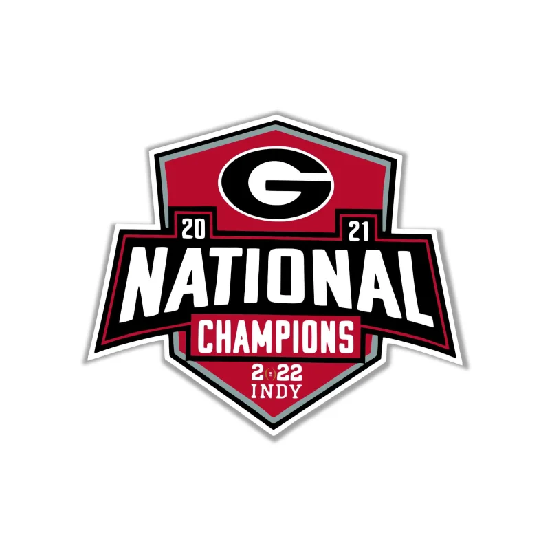 Georgia Bulldogs Full Color Vinyl Decal - Custom Size