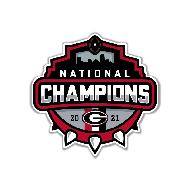 Georgia Bulldogs Full Color Vinyl Decal - Custom Size