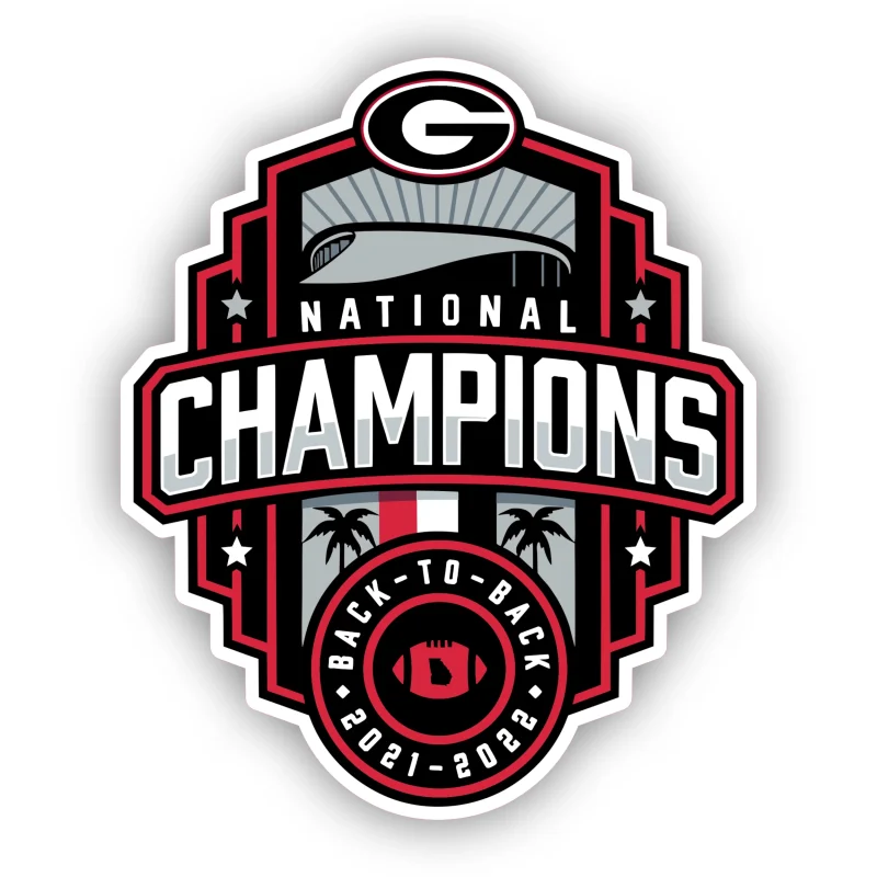 Georgia Bulldogs - National Champions 2022 - Iron On DTF Transfer - Custom Size
