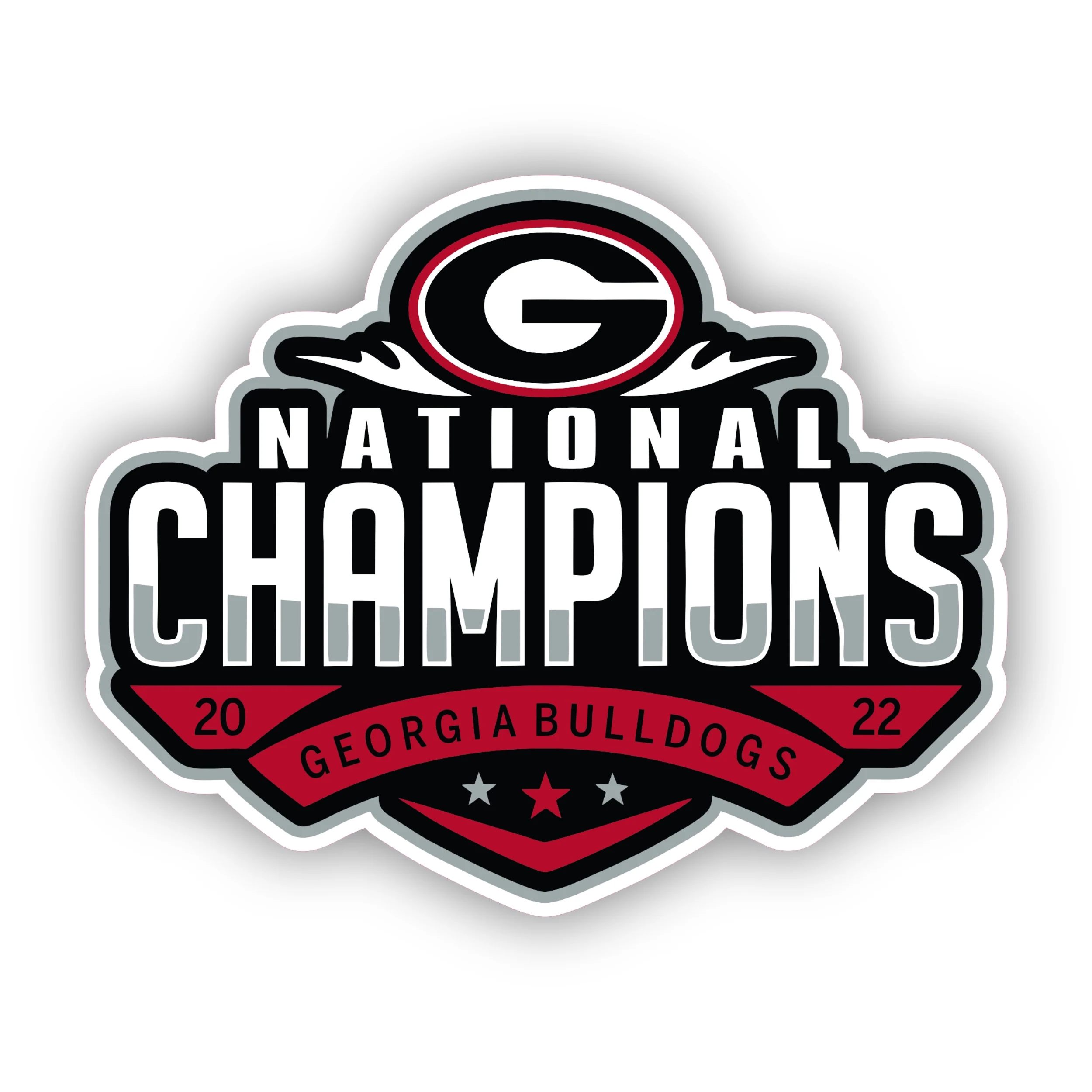 Georgia Bulldogs - National Champions 2022 - Iron On DTF Transfer - Custom Size