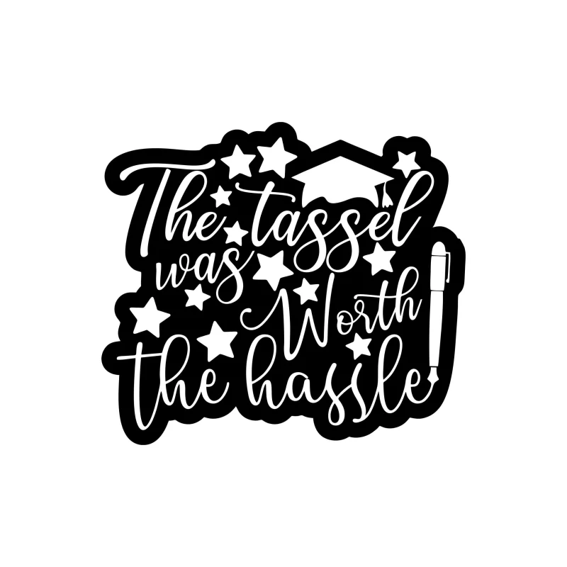 Graduation Full Color Vinyl Decal - Custom Size