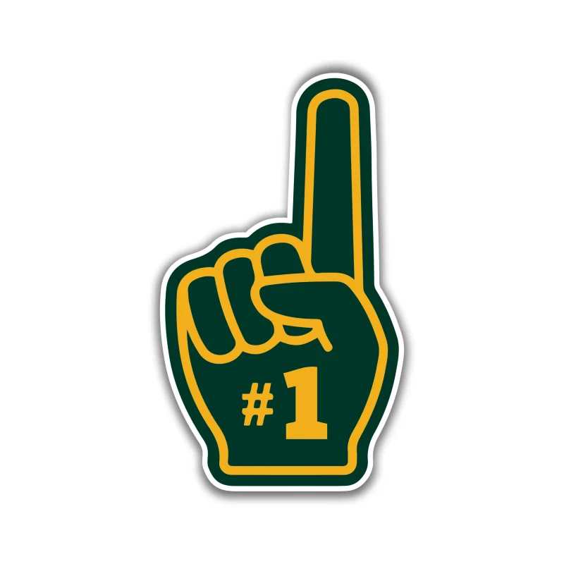 Green Bay Packers - #1 - Iron On DTF Transfer - Custom Size