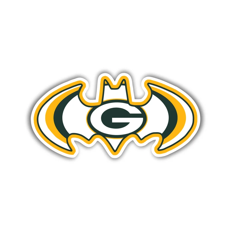 Green Bay Packers - Batman - Iron On DTF Transfer - Custom Size