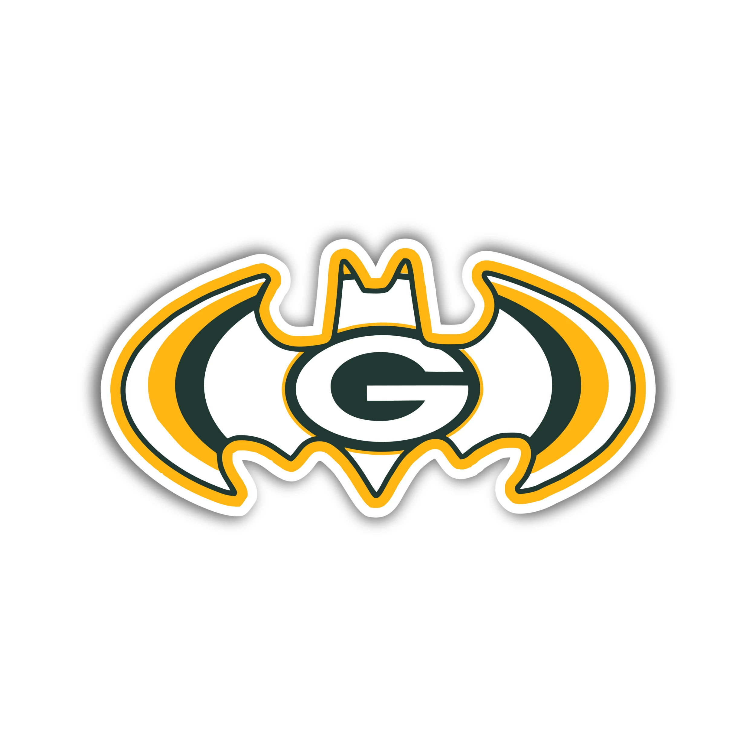Green Bay Packers - Batman - Iron On DTF Transfer - Custom Size