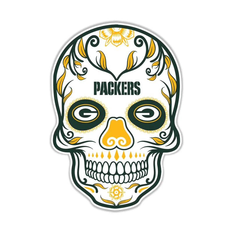 Green Bay Packers - Full Color Vinyl Sticker - Custom Size