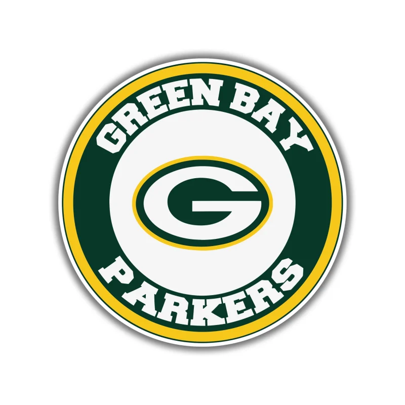 Green Bay Packers - Green Circle - Temporary Tattoo