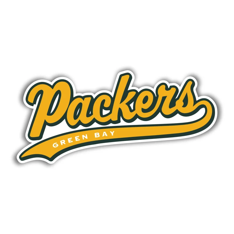 Green Bay Packers - Yellow Packers - Iron On DTF Transfer - Custom Size