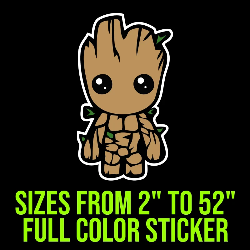 Groot Full Color Vinyl Decal