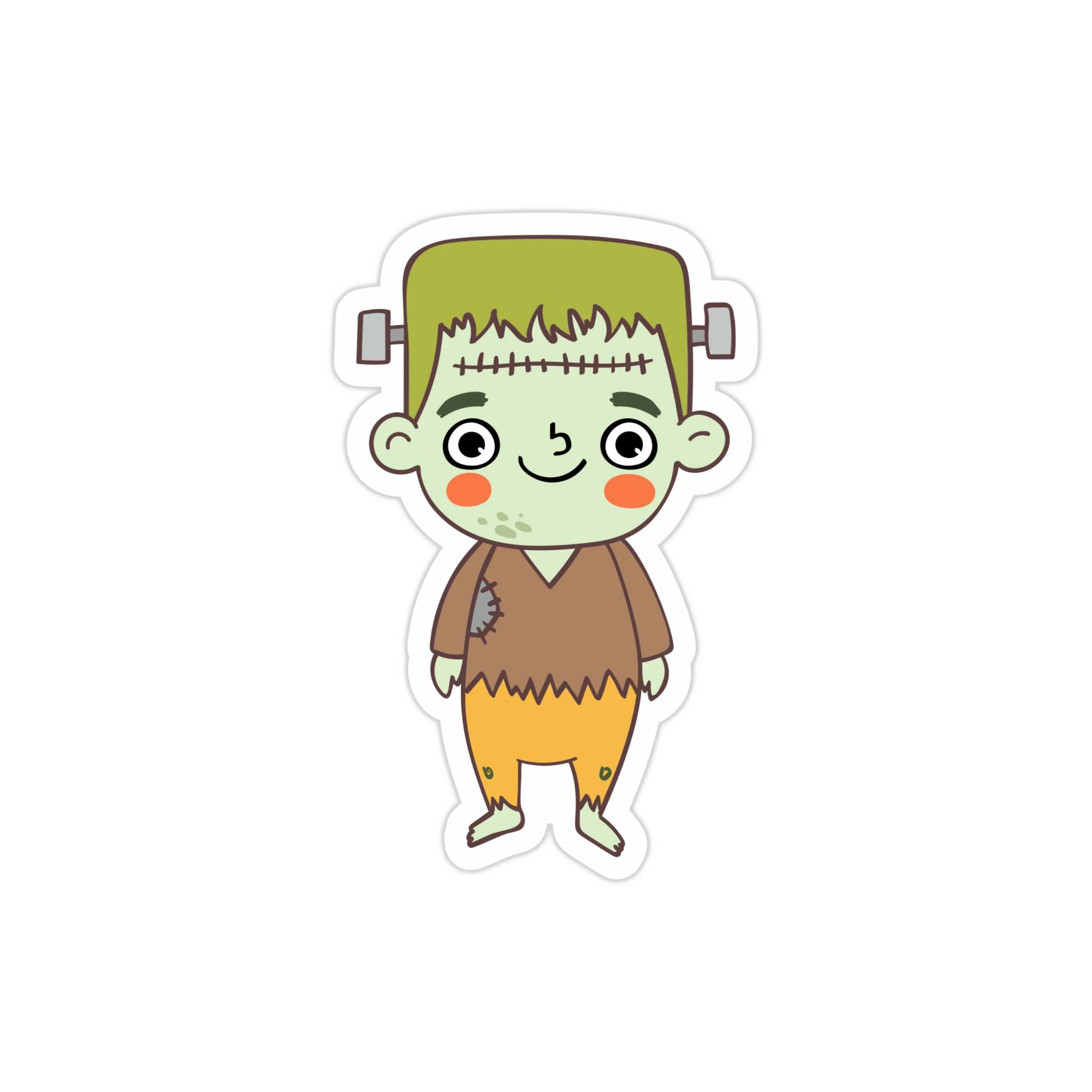 Halloween Character Full Color Vinyl Decal - Custom Size