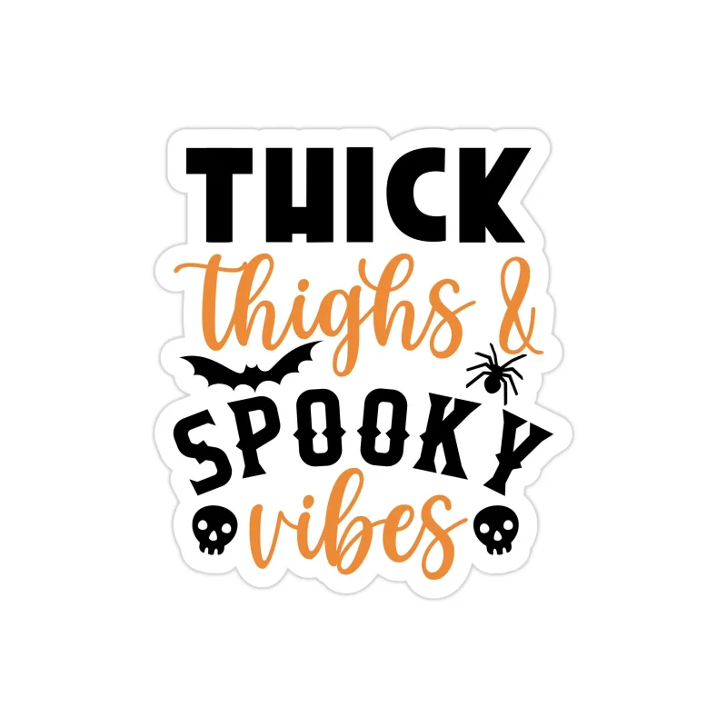 Halloween Full Color Vinyl Decal - Custom Size