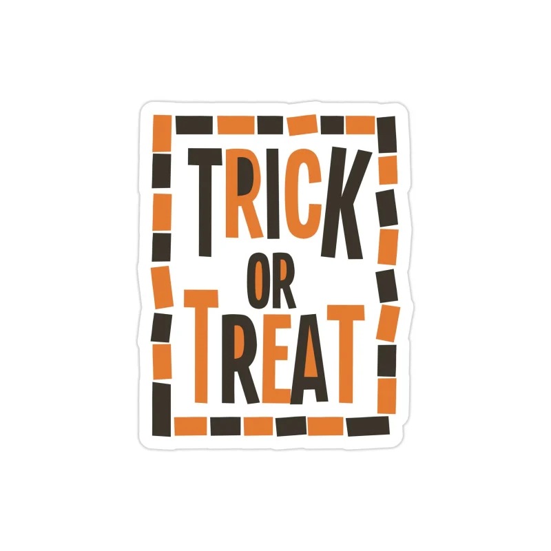 Halloween Full Color Vinyl Decal - Custom Size