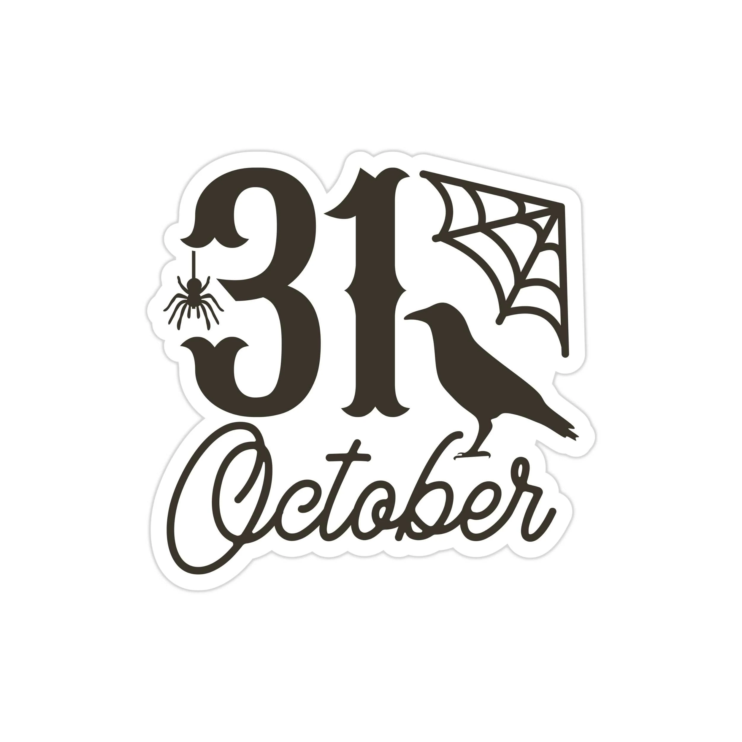 Halloween Full Color Vinyl Decal - Custom Size