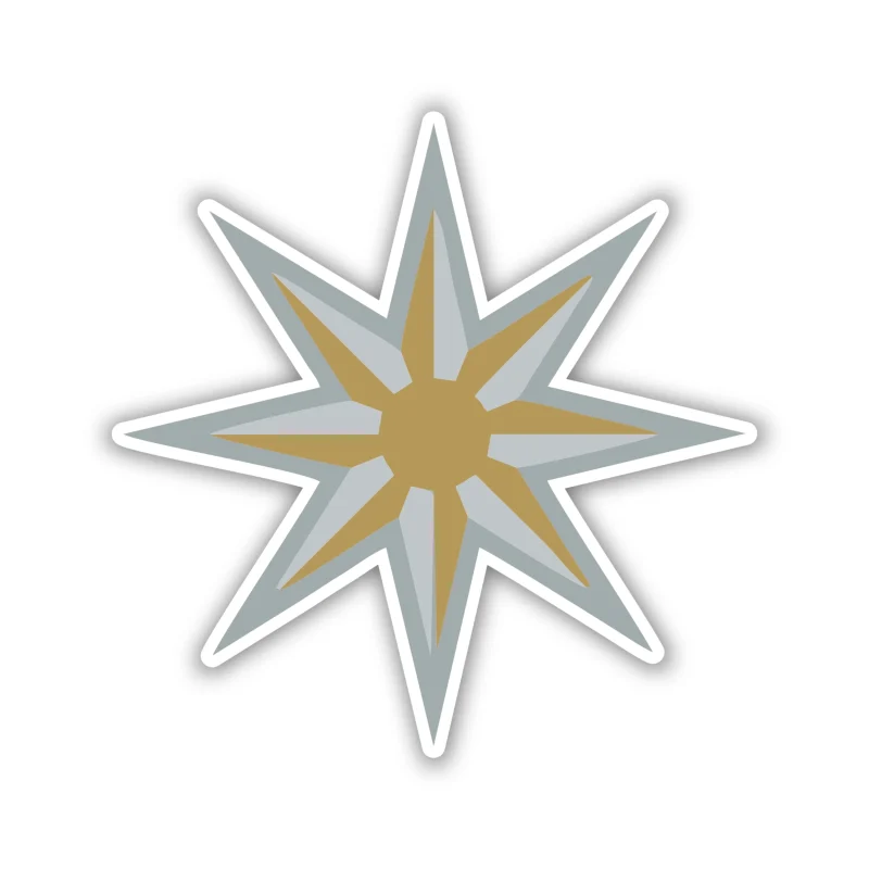 Henderson Silver Knights - Full Color Vinyl Decal - Custom Size